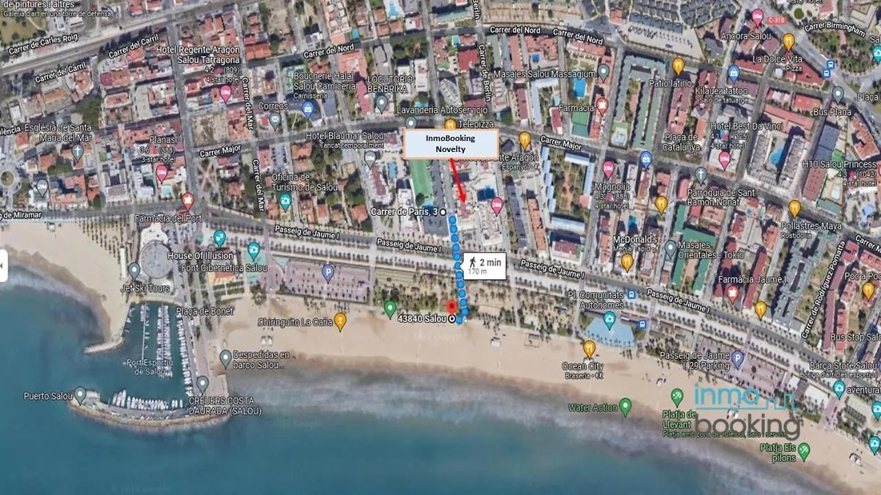 Sun Beach Novelty Salou, climatizado, piscina, playa y Wifi España